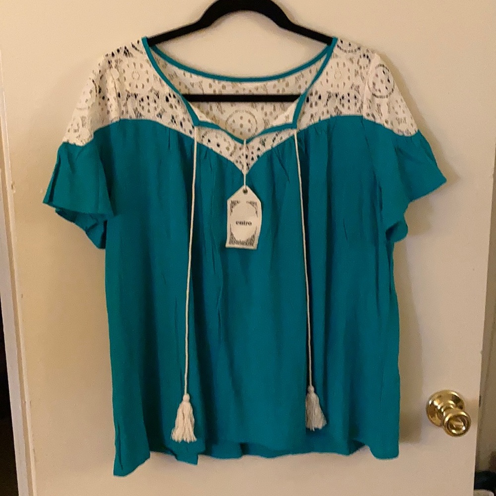 Entro Blouse w/ Tassels